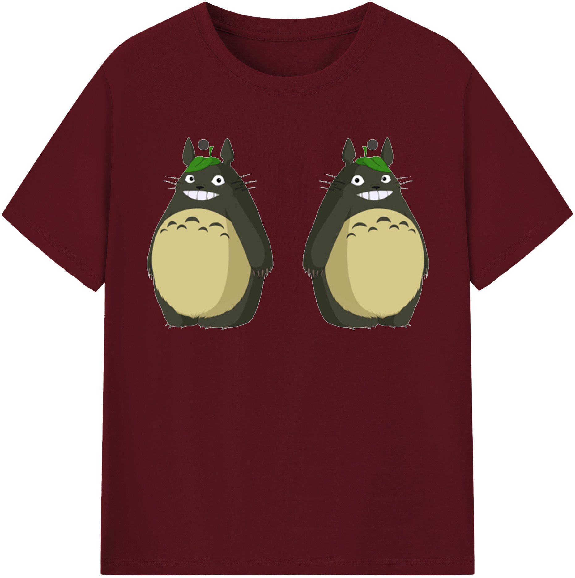 （画像用） となりのトトロ 草壁メイ 草壁サツキ My Neighbor Totoro Satsuki Kusakabe Mei Kusakabe 綿100％半袖Tシャツ（フロントプリント）